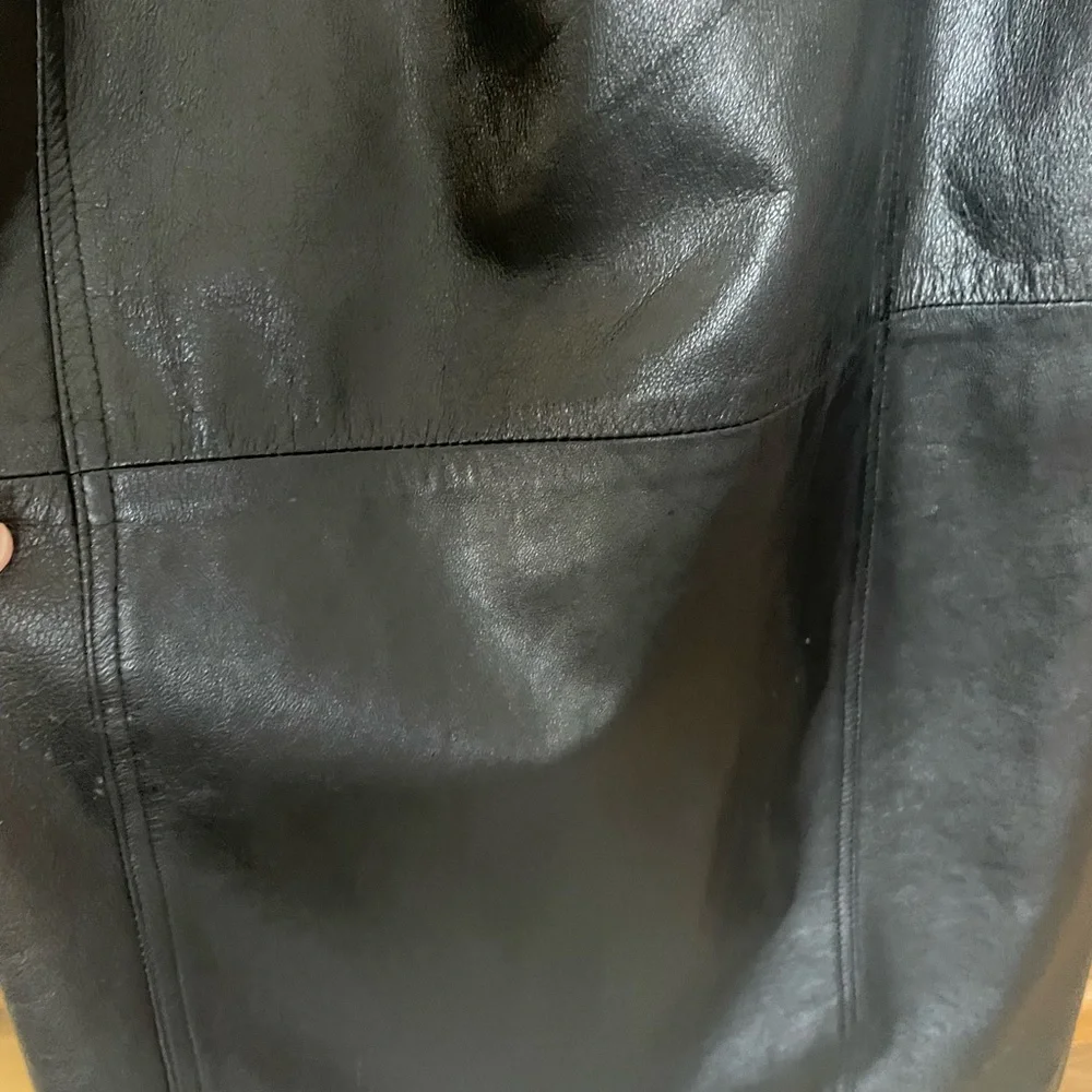 SALE📍📍📍Neto lambskin leather overcoat size small - Picture 6 of 7